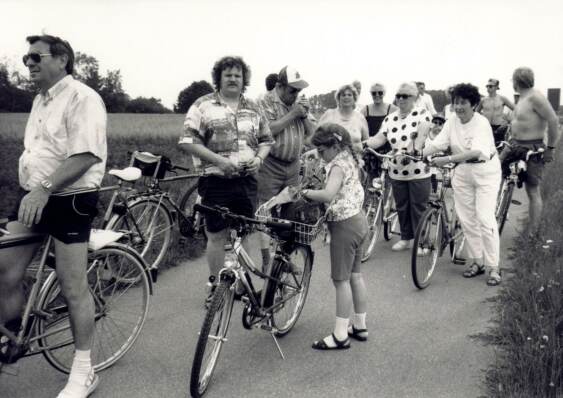 Zwischenstopp bei der Radtour